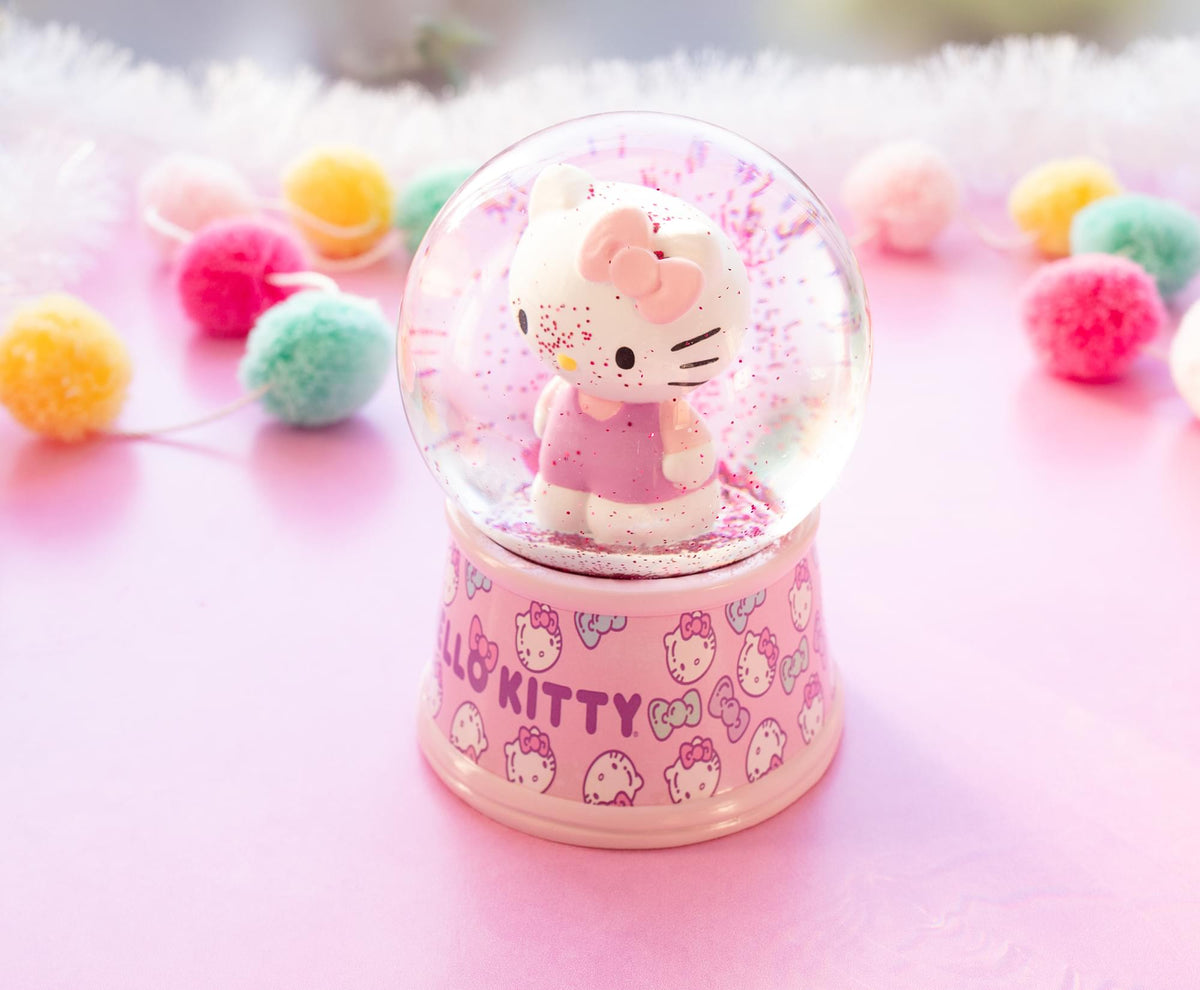 Sanrio Hello Kitty Light-Up Snow Globe | 6 Inches Tall