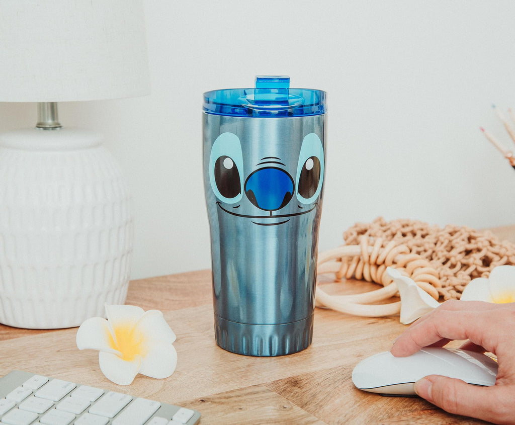 Disney Lilo & Stitch Double-Walled Stainless Steel Tumbler | Holds 20 Ounces