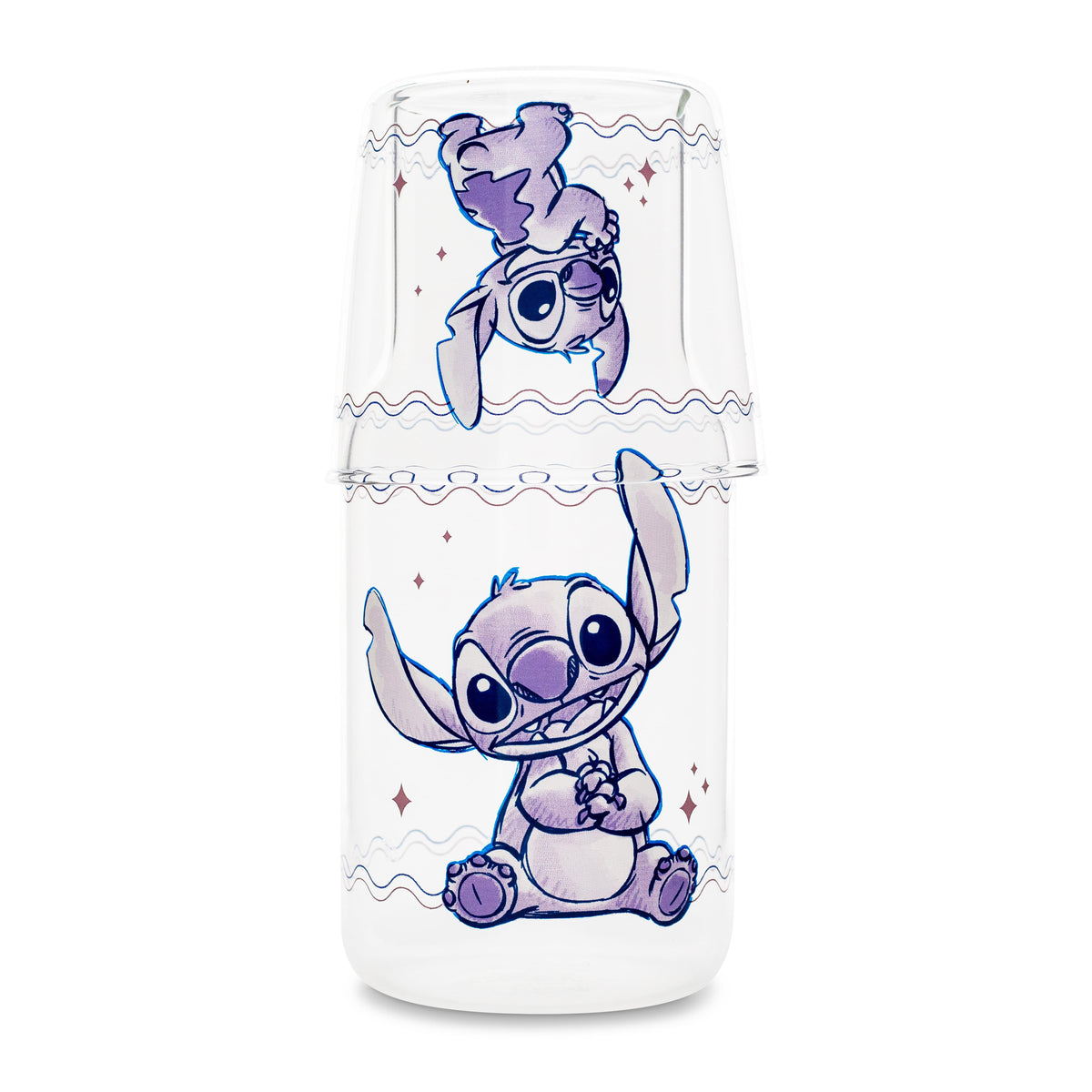 Disney Lilo & Stitch 18-Ounce Glass Pitcher and 8-Ounce Cup