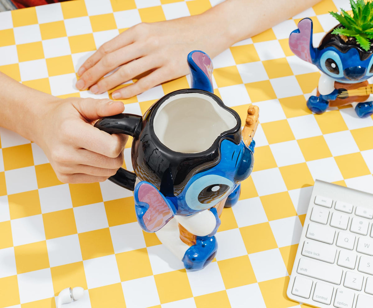 Disney Lilo & Stitch Elvis 20-Ounce Sculpted Ceramic Mug