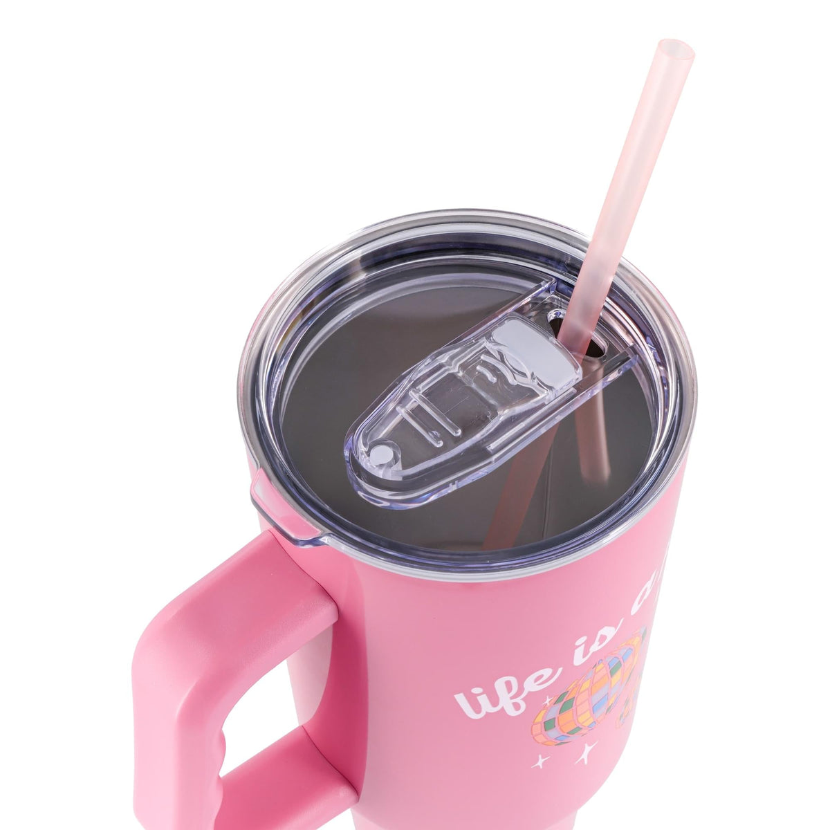 Disney Lilo & Stitch "Life Is A Party" 40-Ounce Stainless Steel Tumbler