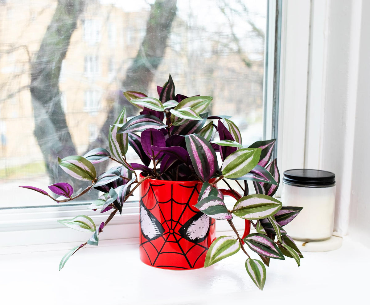 Marvel Comics Spider-Man Classic Mask Ceramic Mug | Holds 20 Ounces