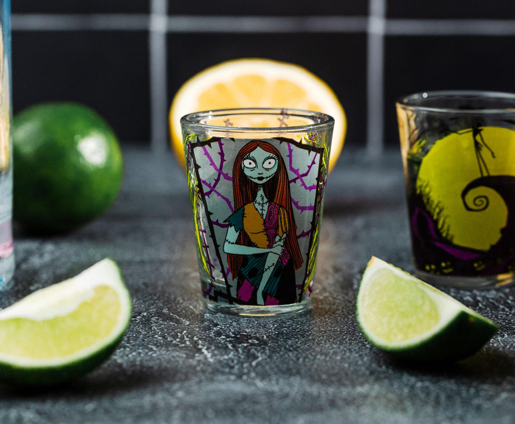 Disney Nightmare Before Christmas Halloween Town Mini Shot Glasses | Set of 4