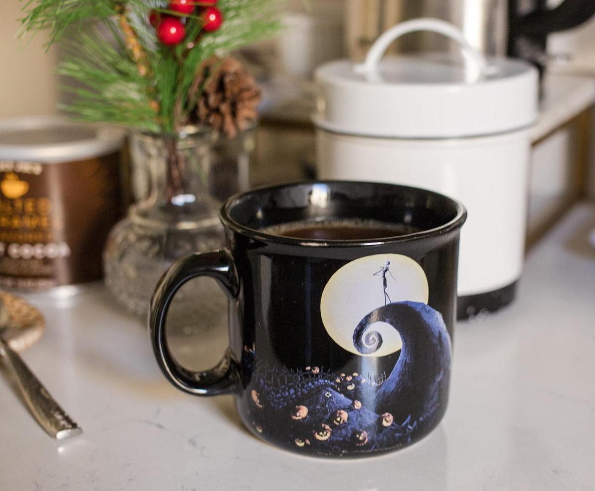 The Nightmare Before Christmas Jack Skellington Camper Mug | Holds 20 Ounces