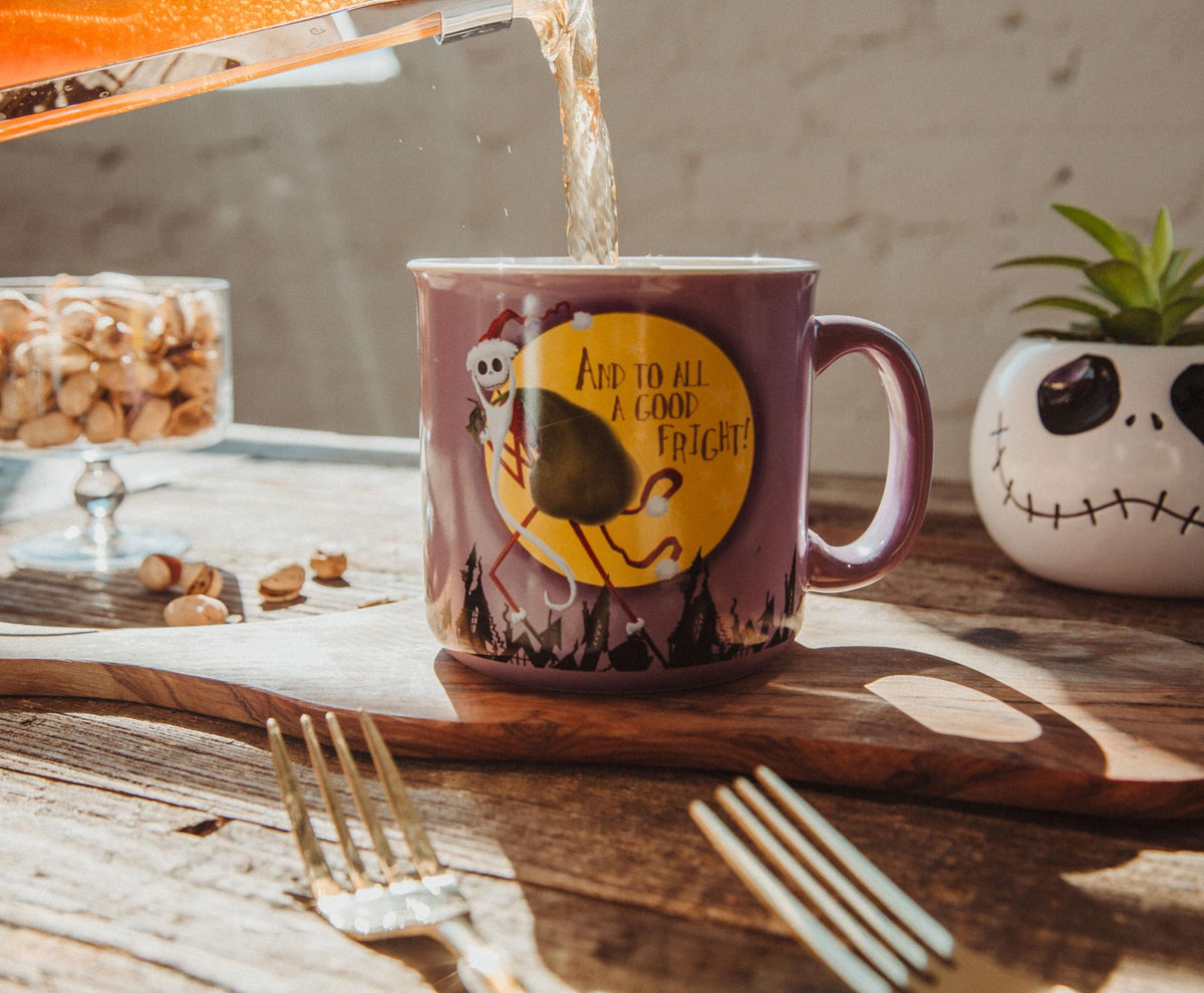 Disney The Nightmare Before Christmas Santa Jack Ceramic Camper Mug | 20 Ounces