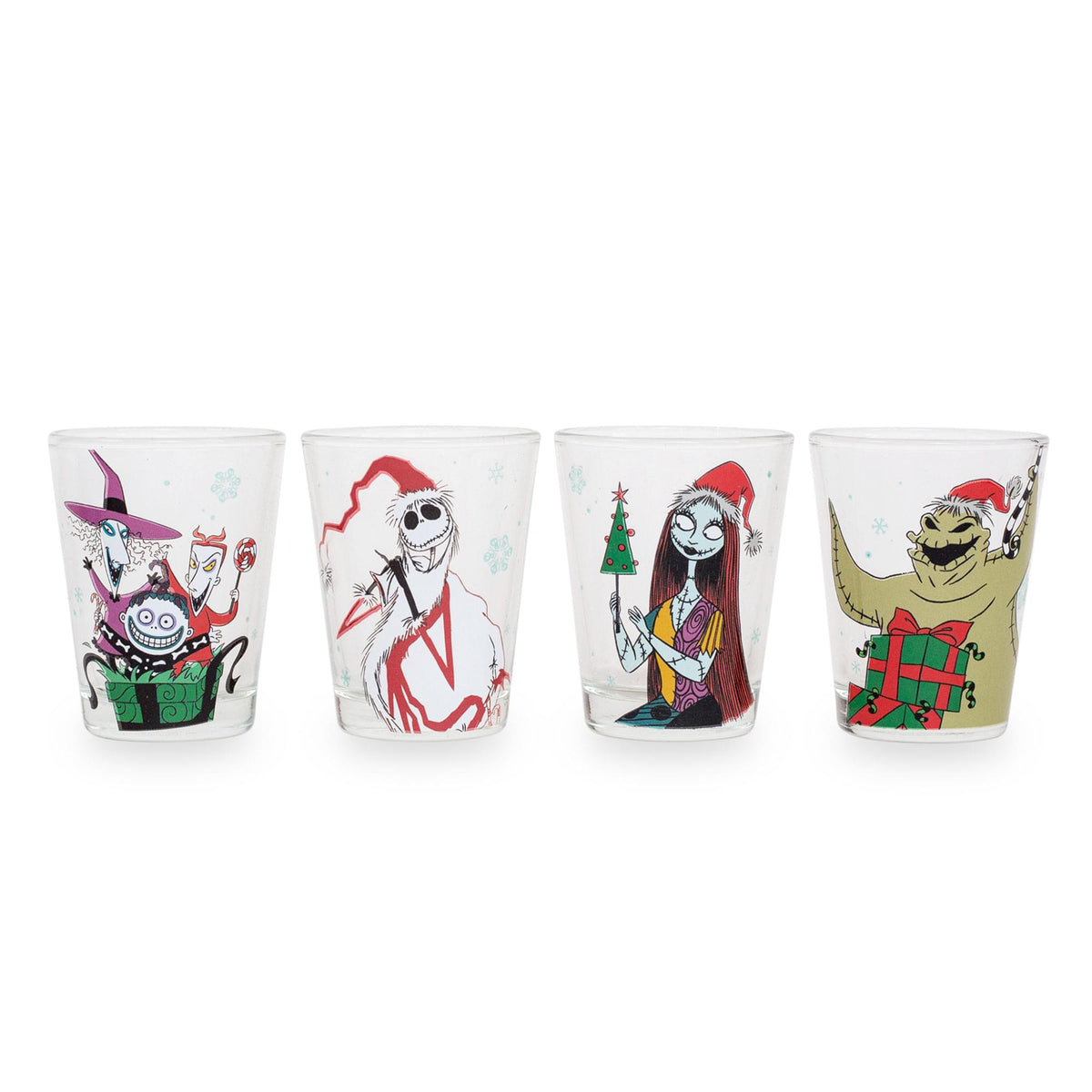 Disney Nightmare Before Christmas Ghostly Greetings Mini Shot Glasses | Set of 4