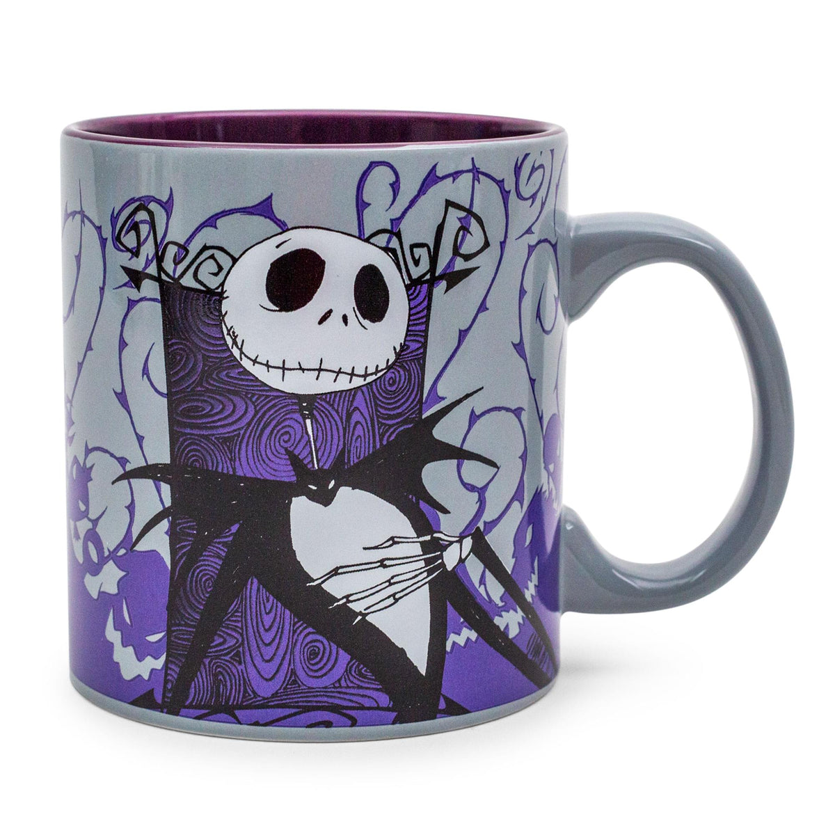 Disney The Nightmare Before Christmas Jack Skellington Purple Ceramic Mug