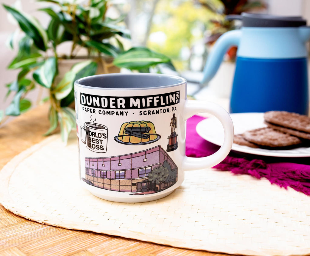 The Office Icons Ceramic Mug | Holds 13 Ounces