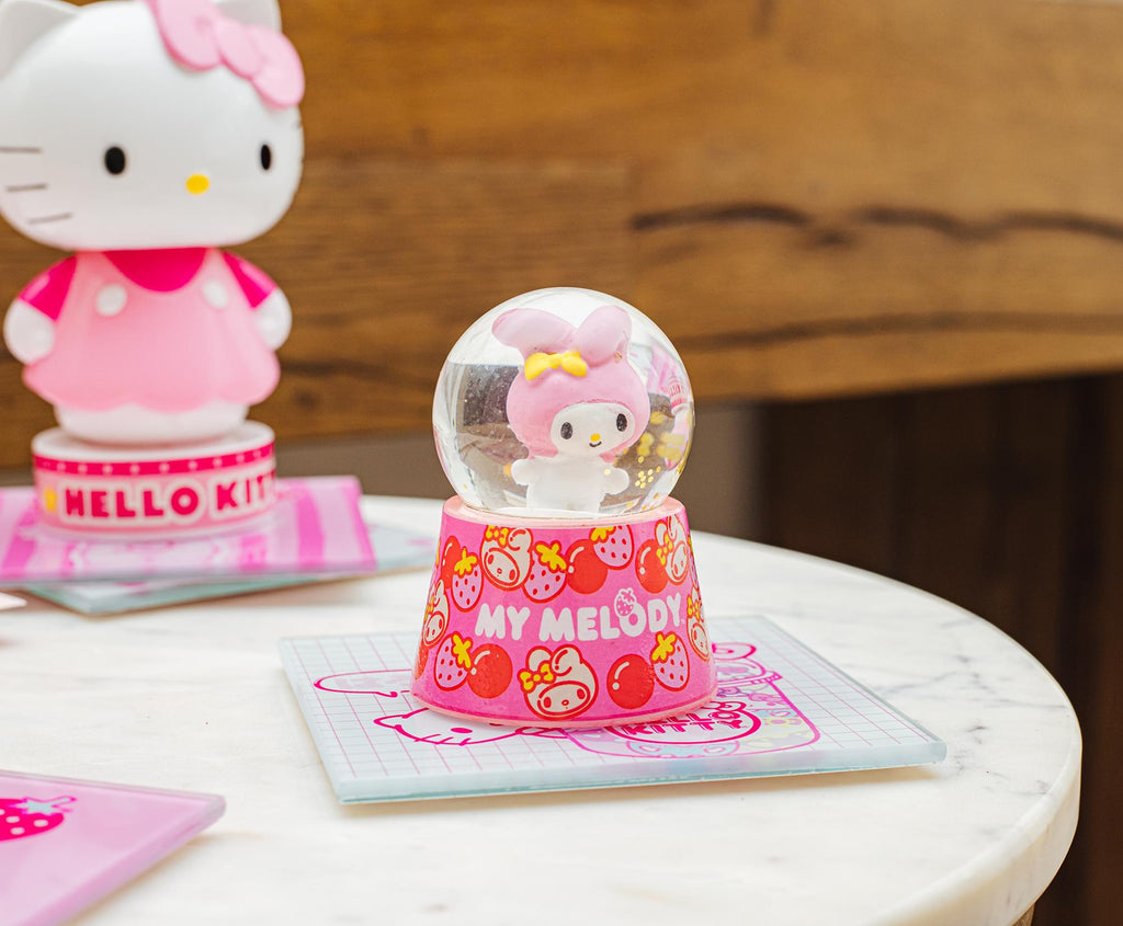Sanrio My Melody Mini Light-Up Snow Globe | 3 Inches Tall