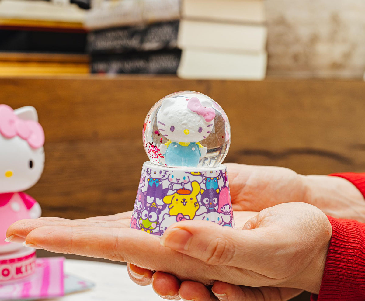 Sanrio Hello Kitty and Friends Mini Light-Up Snow Globe | 3 Inches Tall