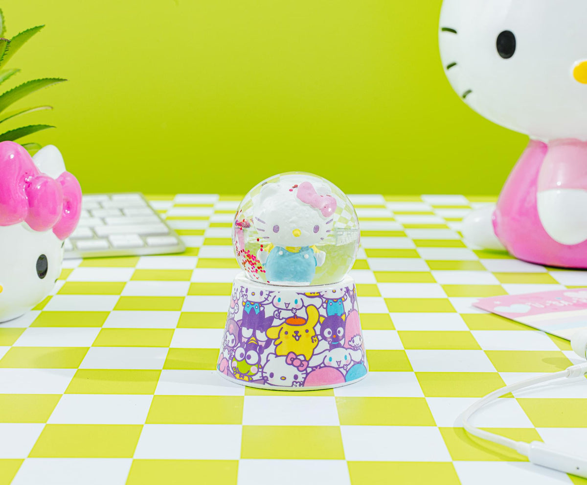 Sanrio Hello Kitty and Friends Mini Light-Up Snow Globe | 3 Inches Tall