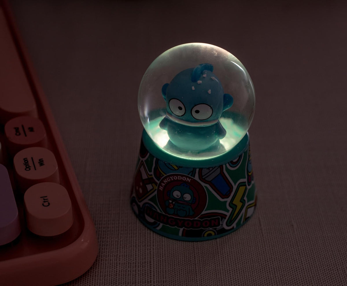 Sanrio Hangyodon 2.5-Inch Mini Snow Globe