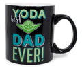 Star Wars "Yoda Best Dad Ever" Ceramic Mug | Holds 20 Ounces | Toynk Exclusive