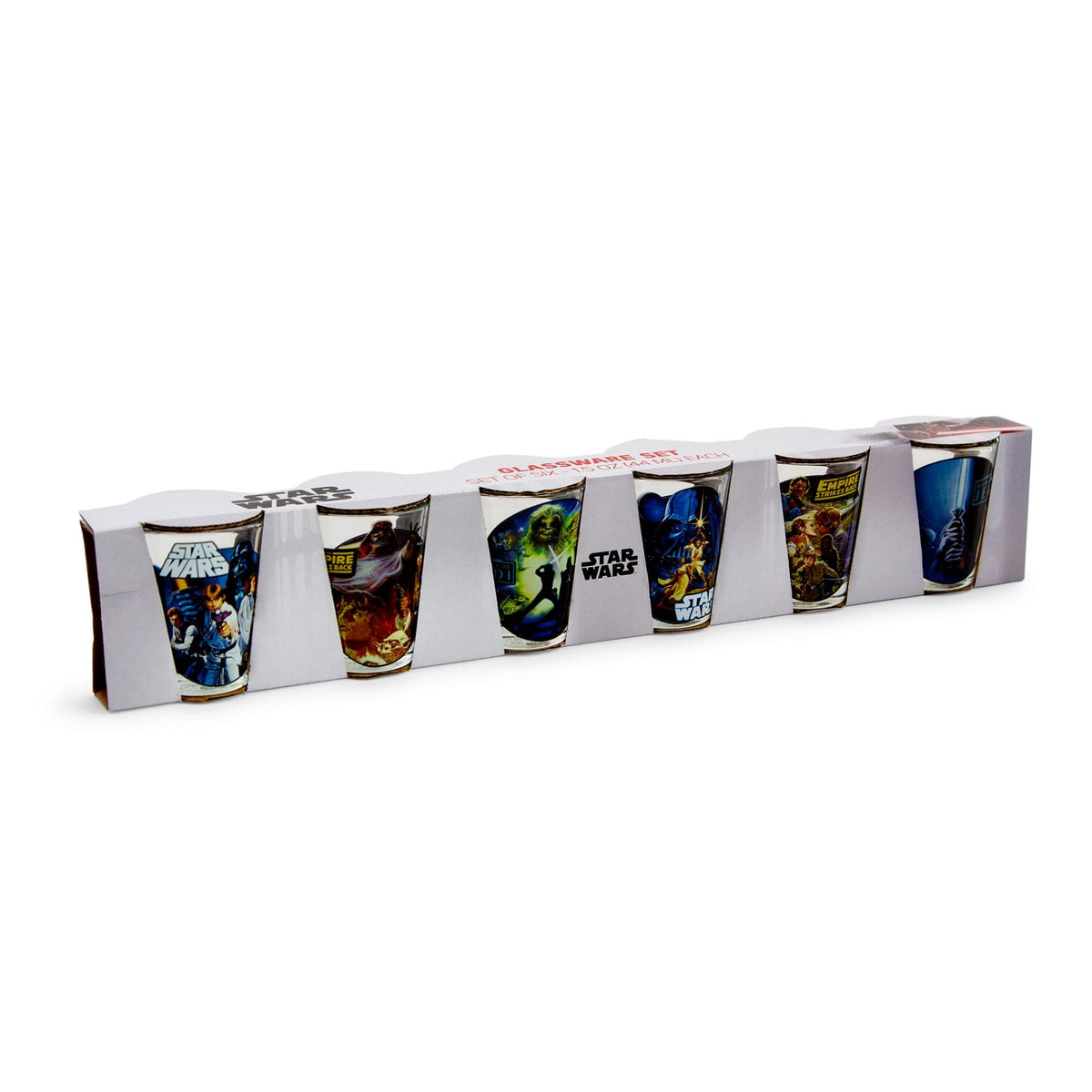 Star Wars Original Trilogy 2-Ounce Mini Shot Glasses | Set of 6