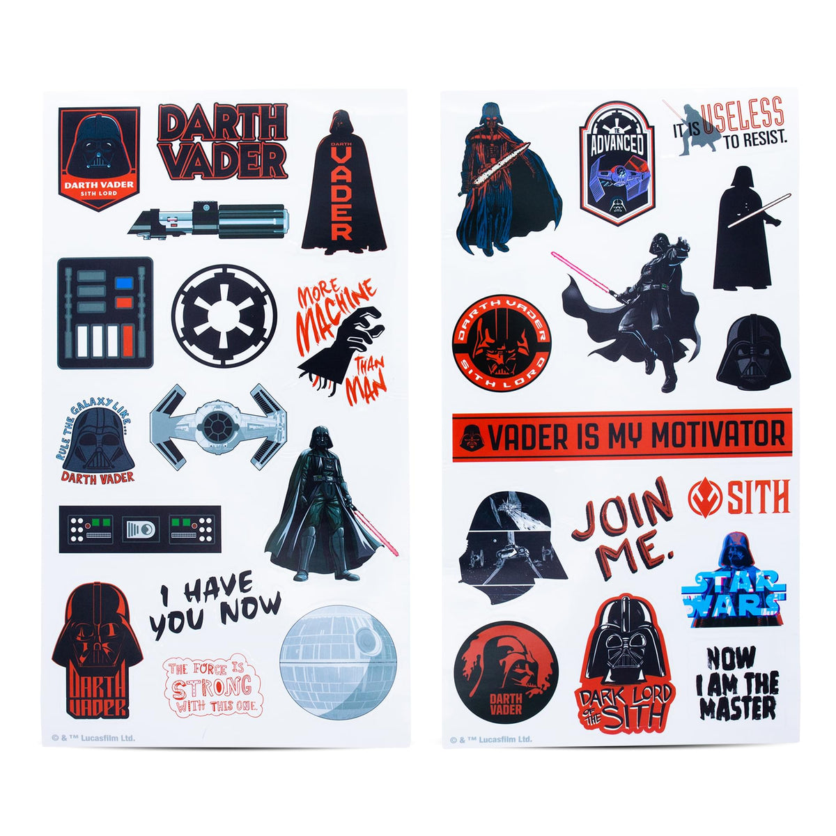 Star Wars Darth Vader Twist Spout Water Bottle and Sticker Set | Holds 32 Ounces