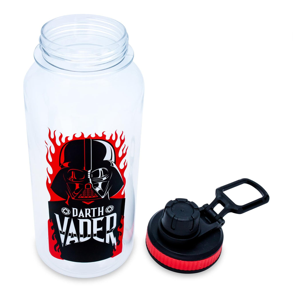 Star Wars Darth Vader Twist Spout Water Bottle and Sticker Set | Holds 32 Ounces