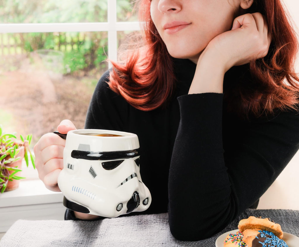 Star Wars Stormtrooper 3D Sculpted Ceramic Mug | Holds 20 Ounces