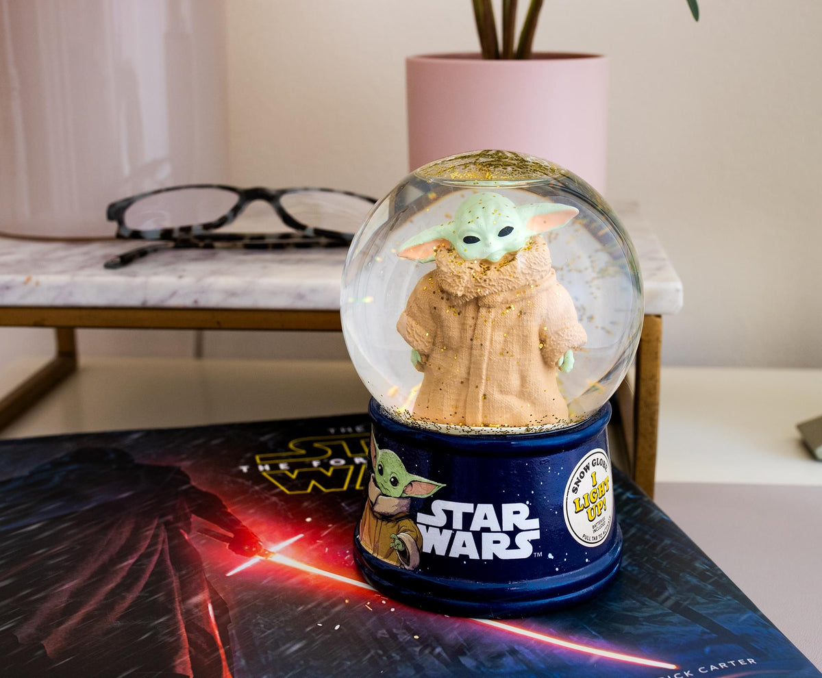 Star Wars: The Mandalorian Grogu The Child Light-Up Snow Globe | 6 Inches Tall