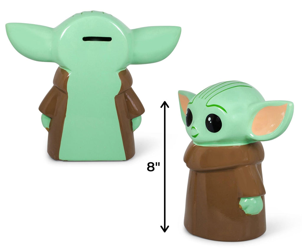 Star Wars: The Mandalorian, Grogu "The Child" Ceramic Figural Bank | 8 Inches