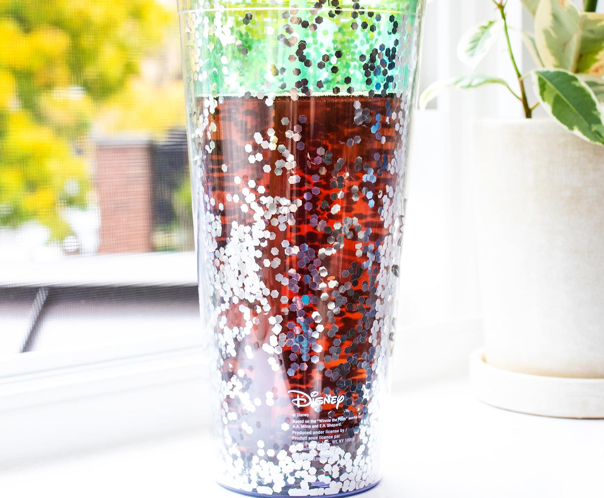 Disney Winnie the Pooh Confetti Carnival Cup With Lid and Straw | Hold 32 Ounces