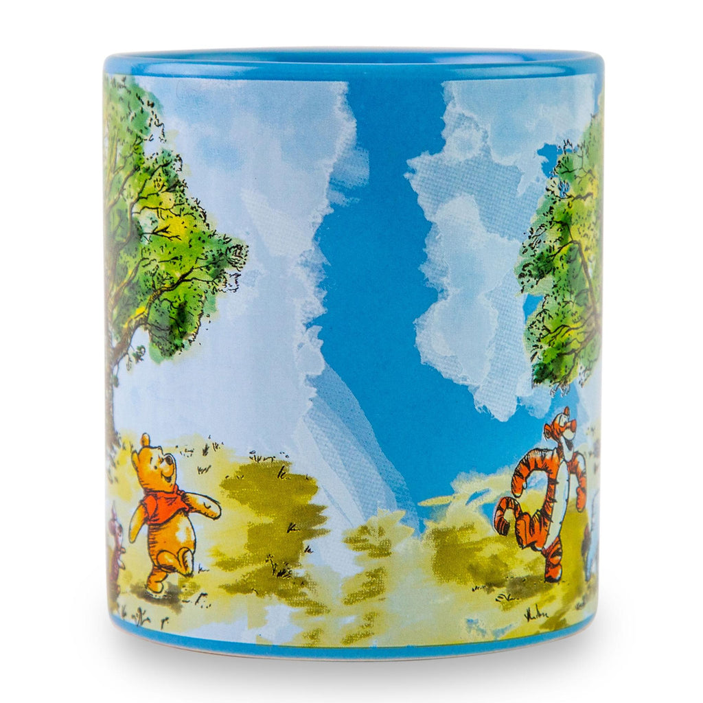 Disney Winnie the Pooh Group Walk Ceramic Coffee Mug | Holds 20 Ounces