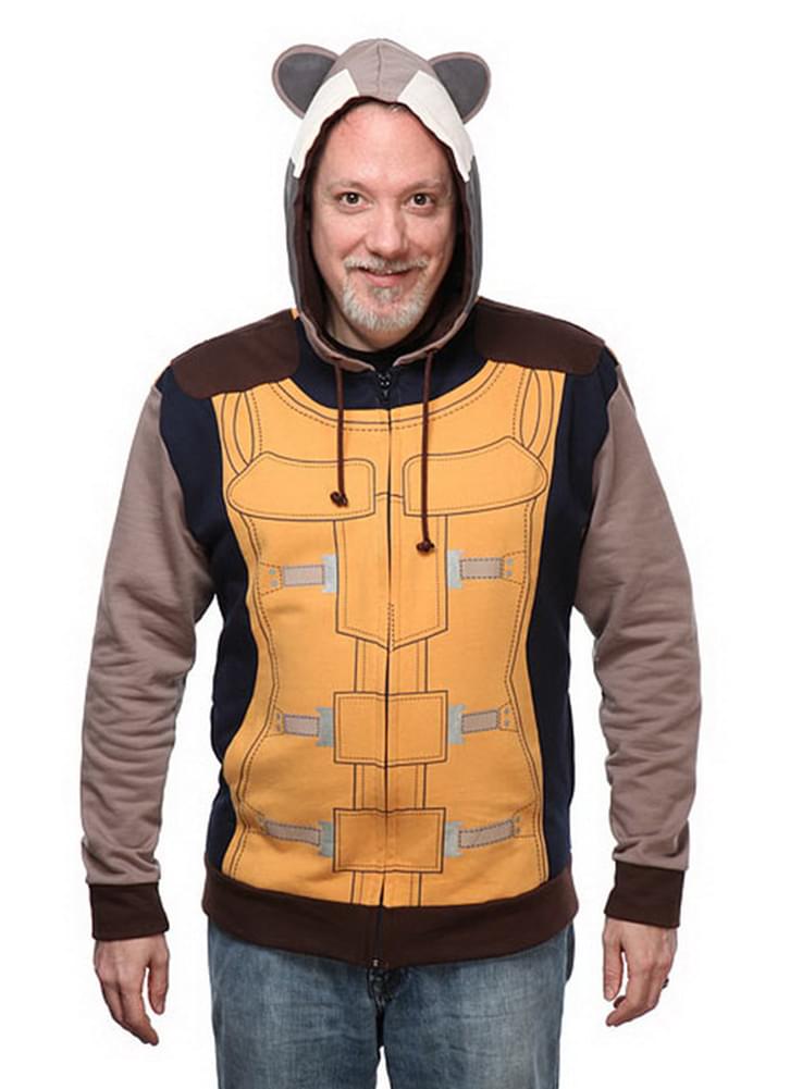 Marvel Guardians Of The Galaxy Rocket Raccoon Adult Hoodie