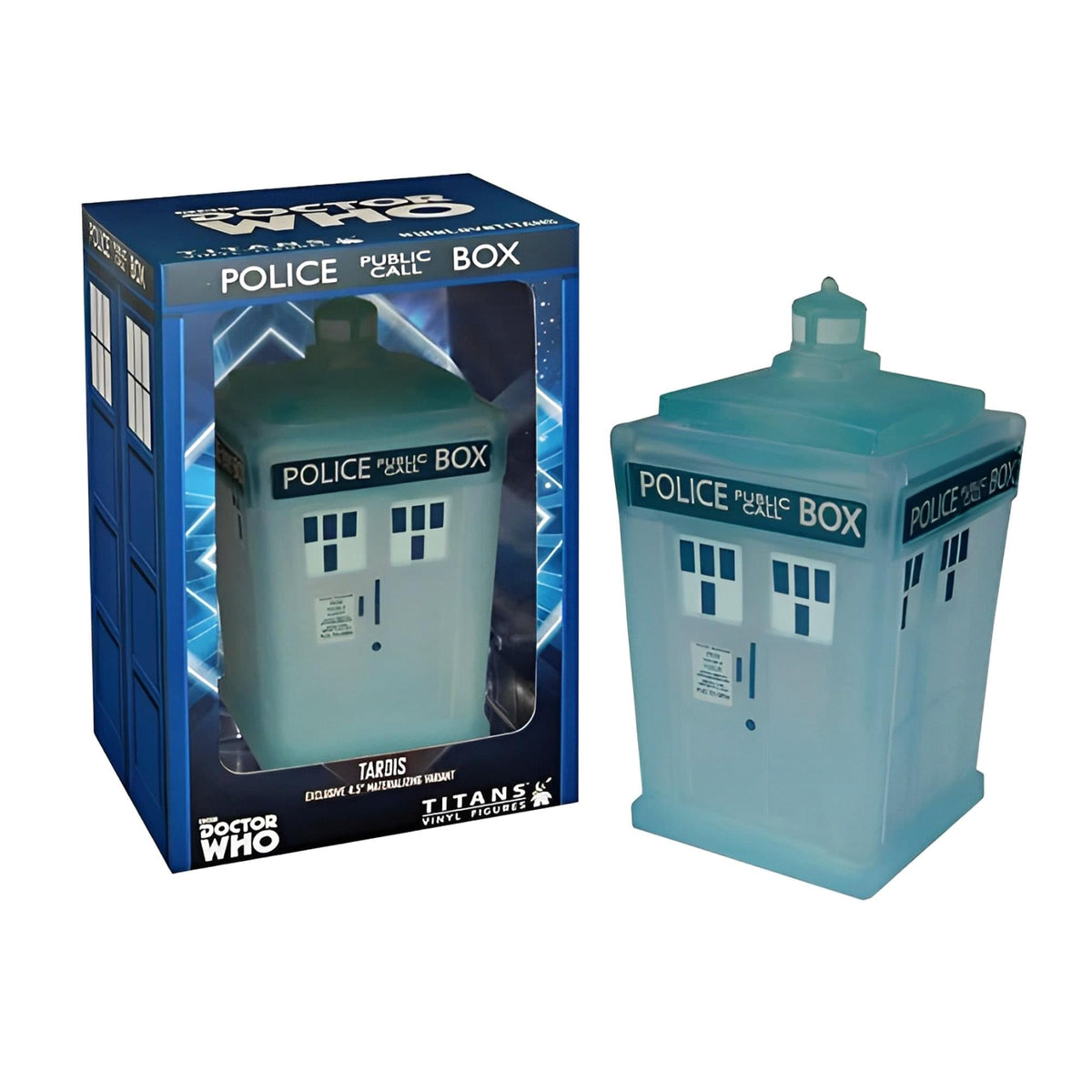 Doctor Who 4.5" TARDIS Vinyl Figure, Materializing Variant