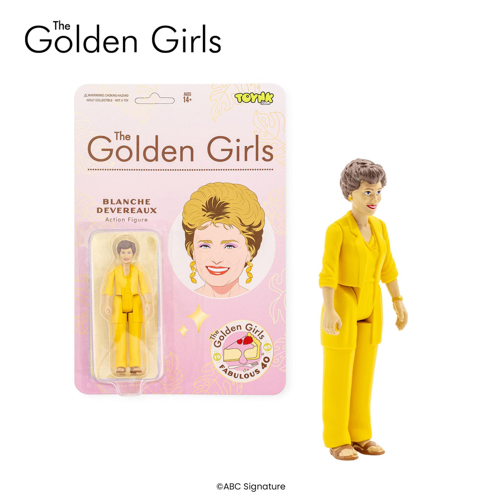 The Golden Girls Blanche Devereaux 3.75-Inch Retro Action Figure