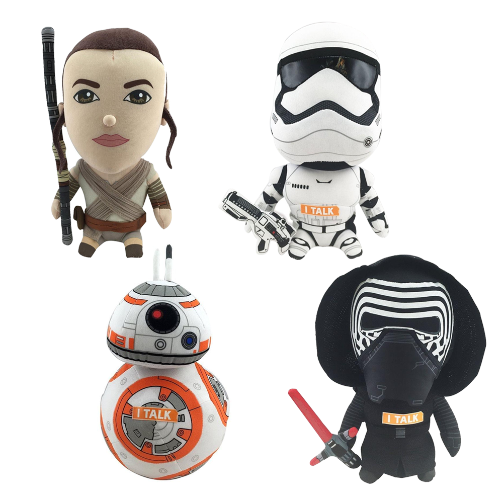 Star Wars 9" Talking Plush Bundle Set Of 4