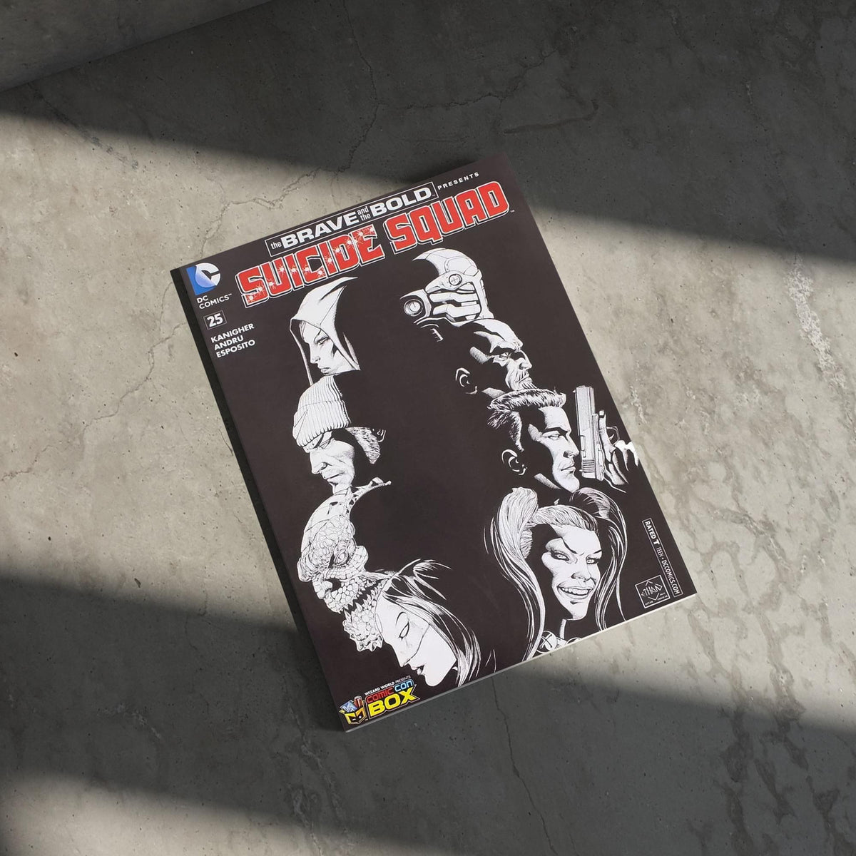 DC Comics Suicide Squad #25 B&W Cover