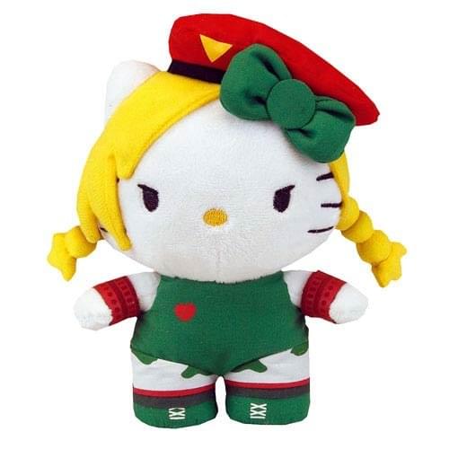 Hello Kitty Street Fighter X Sanrio Capcom Cammy Mini 6" Plush