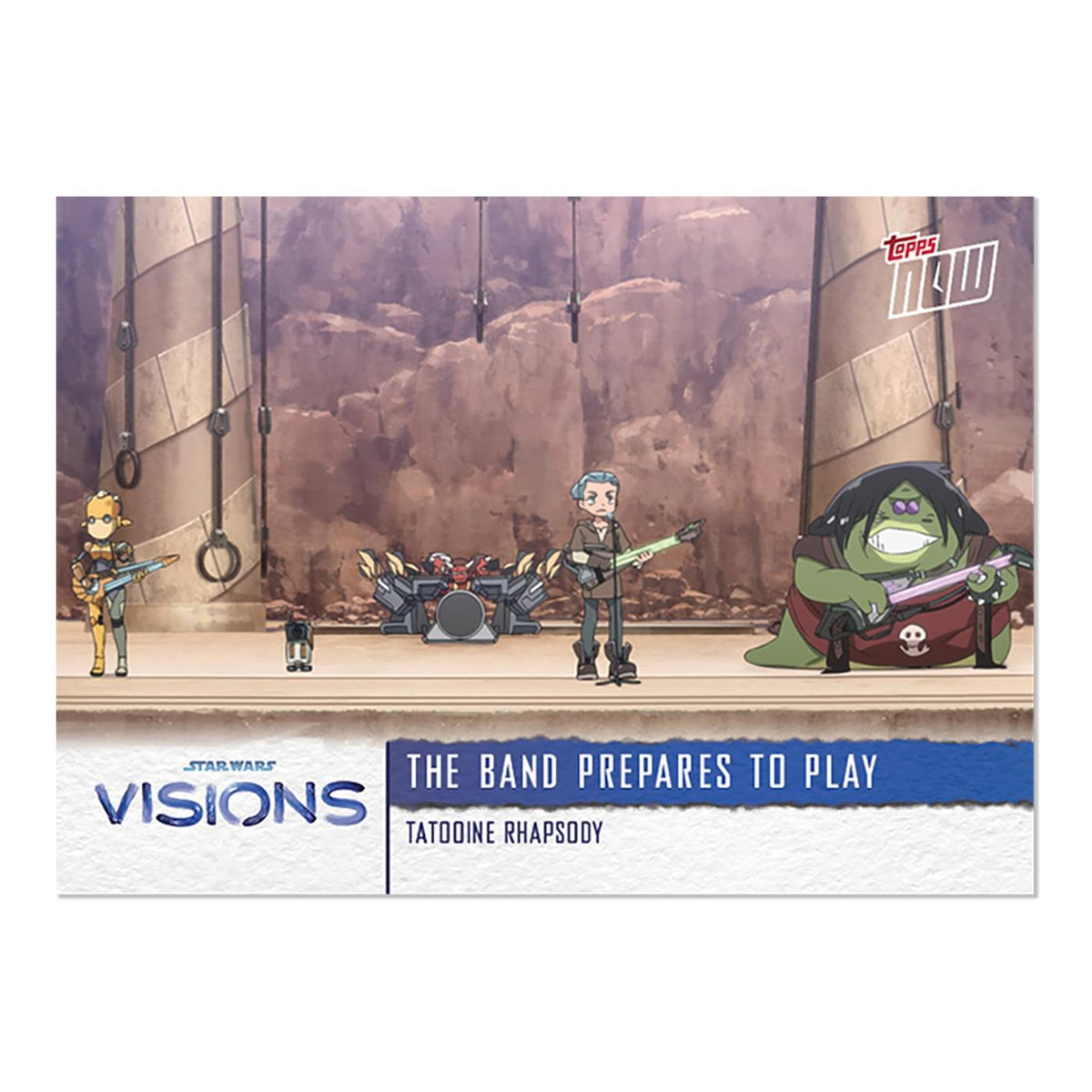 Star Wars Visions 2021 TOPPS NOW 5-Card Pack | Tatooine Rhapsody
