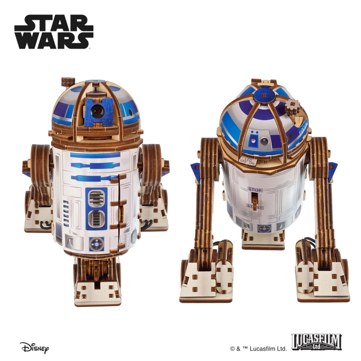 Star Wars R2-D2 3D Wooden Puzzle Mechanical Model Kit
