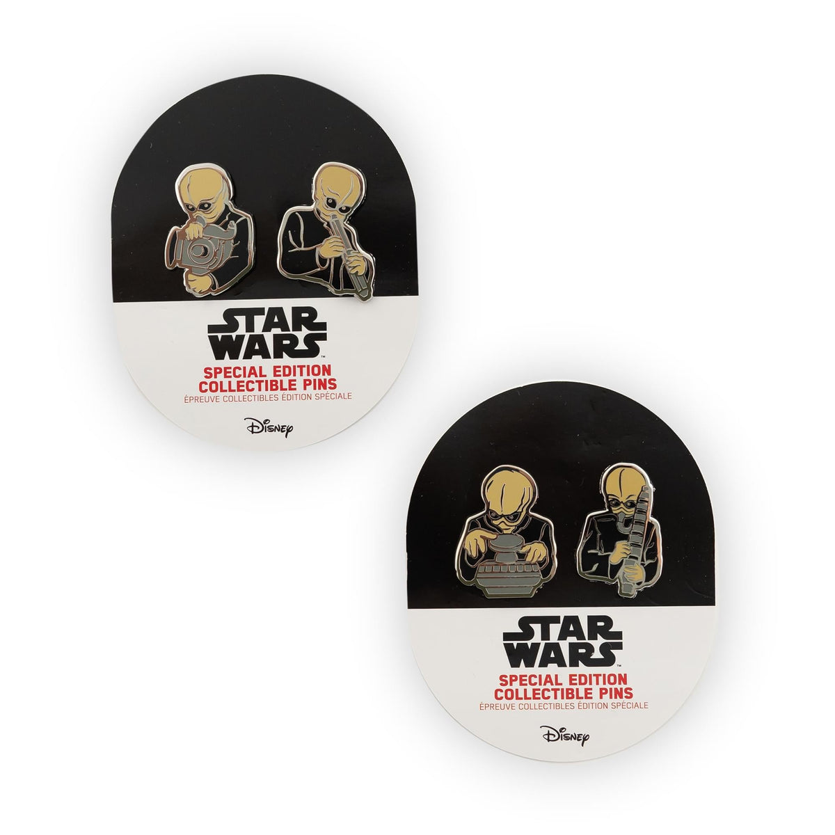 Star Wars Cantina Band Collectible Pin Set | Exclusive Star Wars Collector Pins