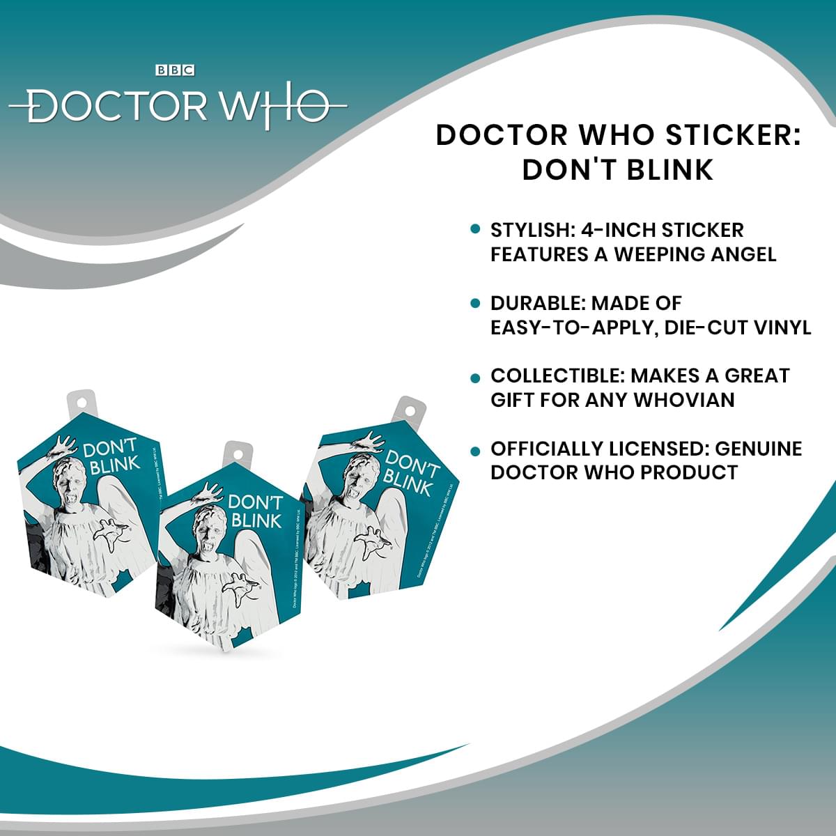 Doctor Who Sticker: Don't Blink