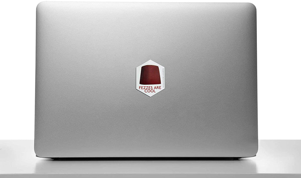 Doctor Who Sticker: Fezzes Are Cool