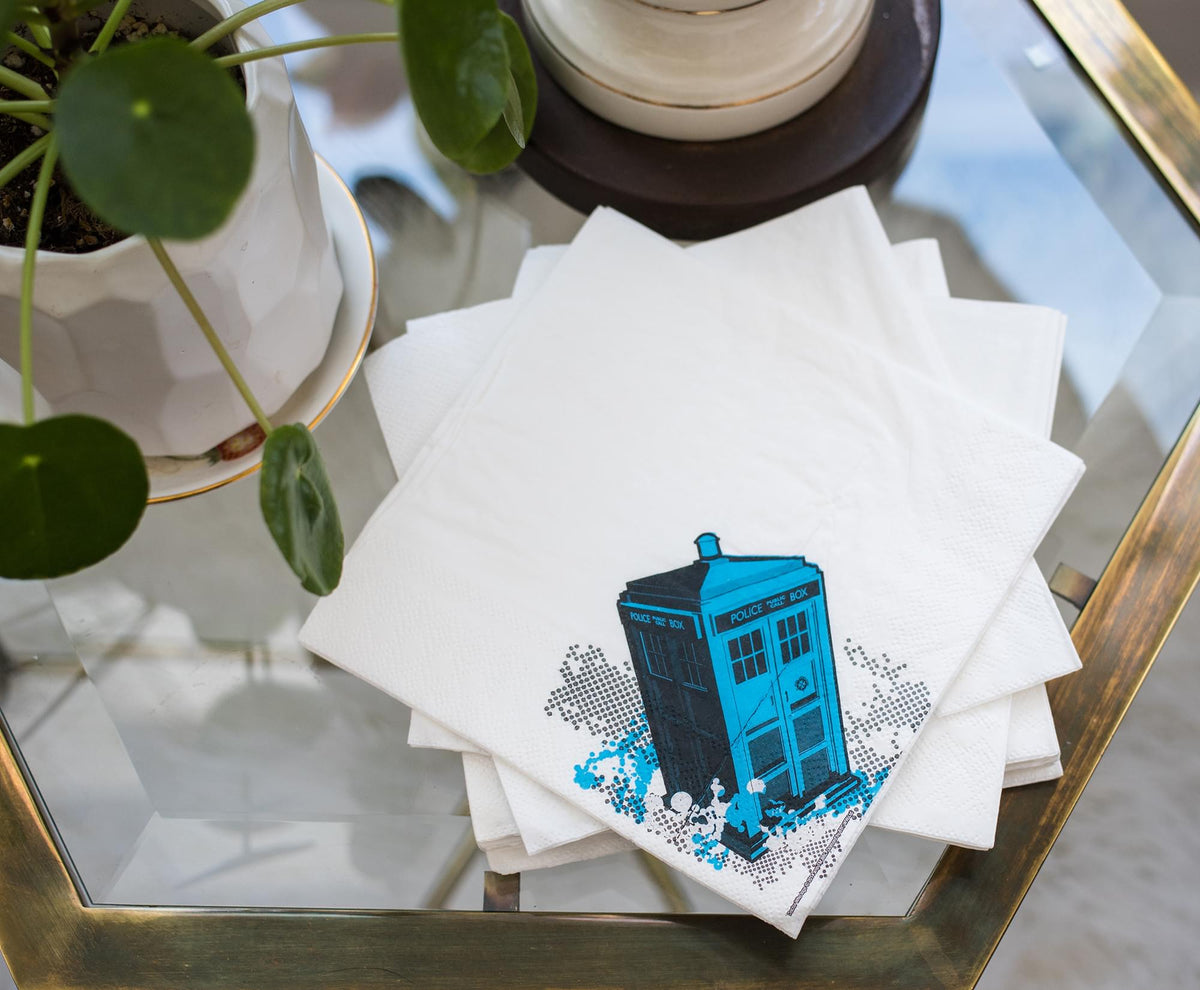 Doctor Who TARDIS Anthony Dry Napkin Set