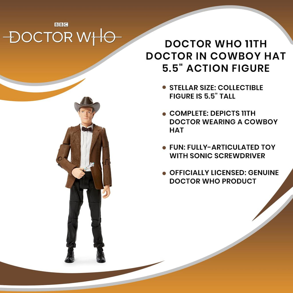 Doctor Who 11th Doctor in Cowboy Hat 5.5" Action Figure