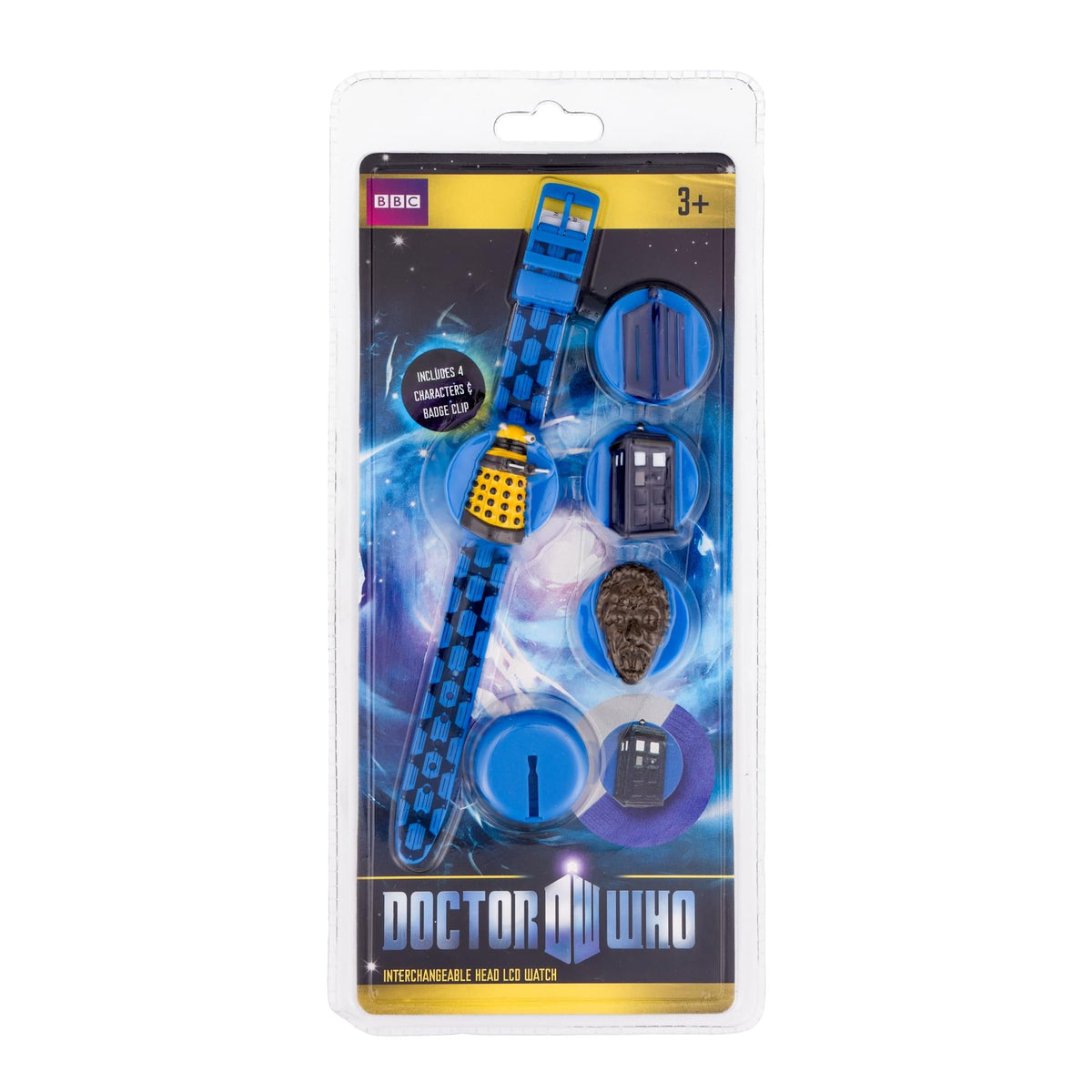 Doctor Who Interchangeable Head LCD Watch