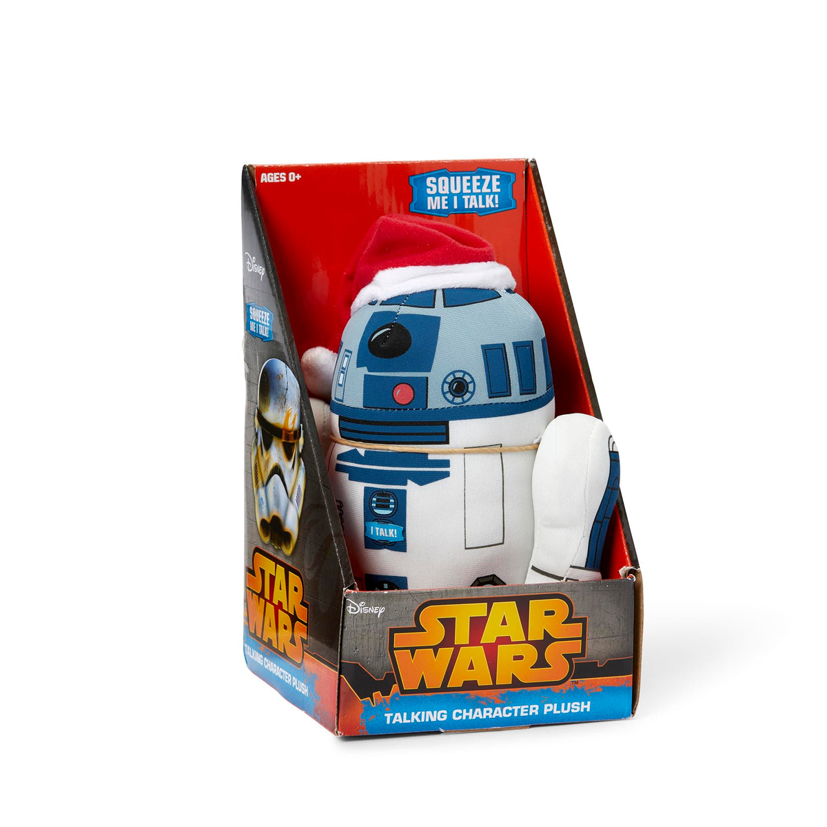 Stuffed Star Wars Plush Toy - 9" Talking Santa R2D2 Doll