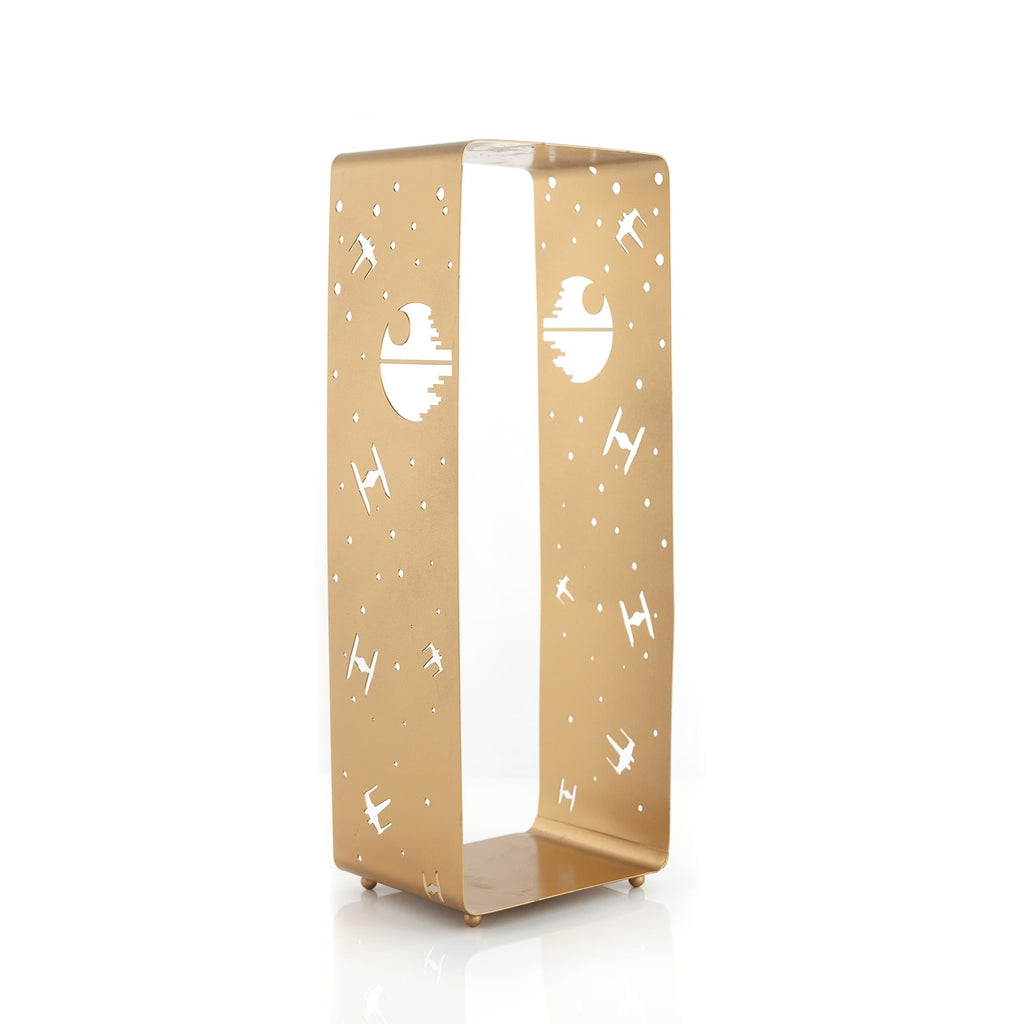 Star Wars Gold Stamped Lantern | Battle Of The Death Star | 12 Inches Tall