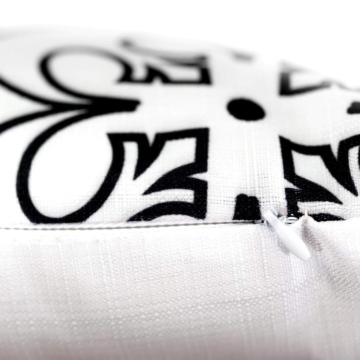 Star Wars White Lumbar Pillow | Black Rebel Insignia | 15 x 24 Inches | Set of 2