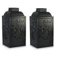 Star Wars Black Stamped Lantern | Rebel Insignia | 14 Inches | Set of 2
