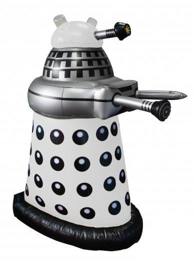 Doctor Who Small Inflatable 30" Desk White Dalek
