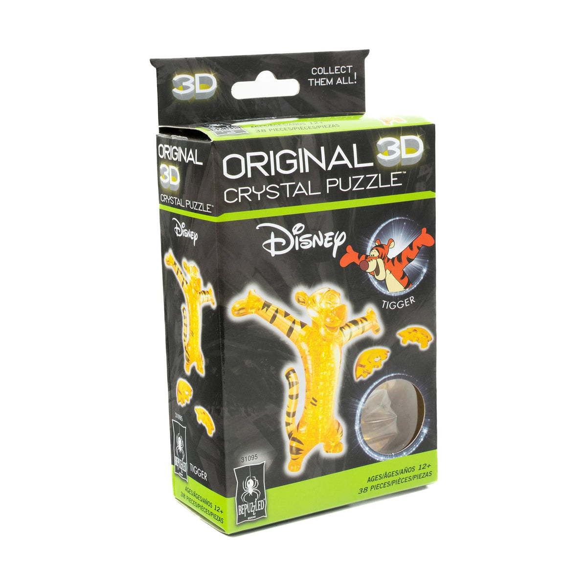 Disney Winnie the Pooh 38 Piece 3D Crystal Puzzle | Tigger